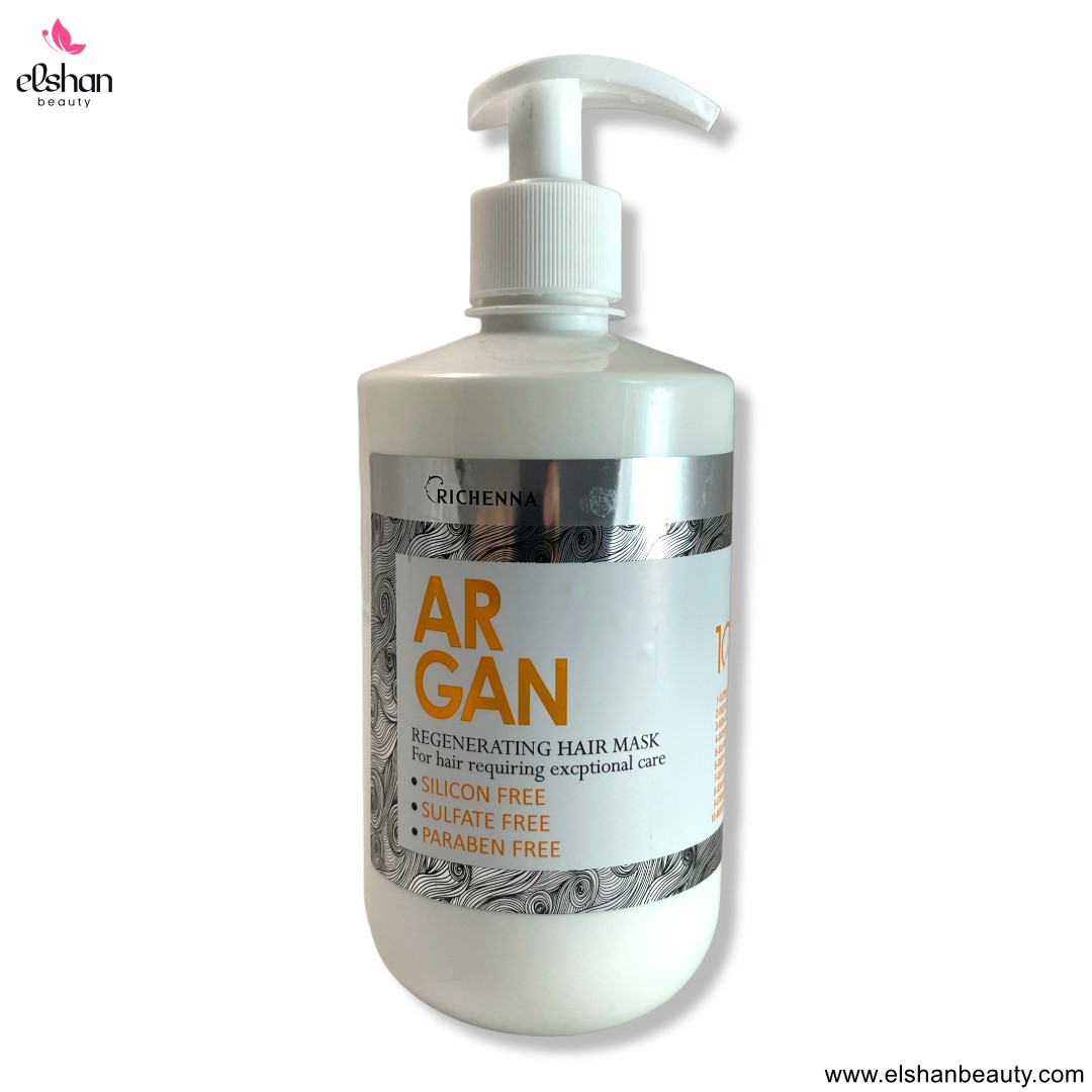ماسک مو بدون سولفات ریچنا مدل آرگان 550 میل