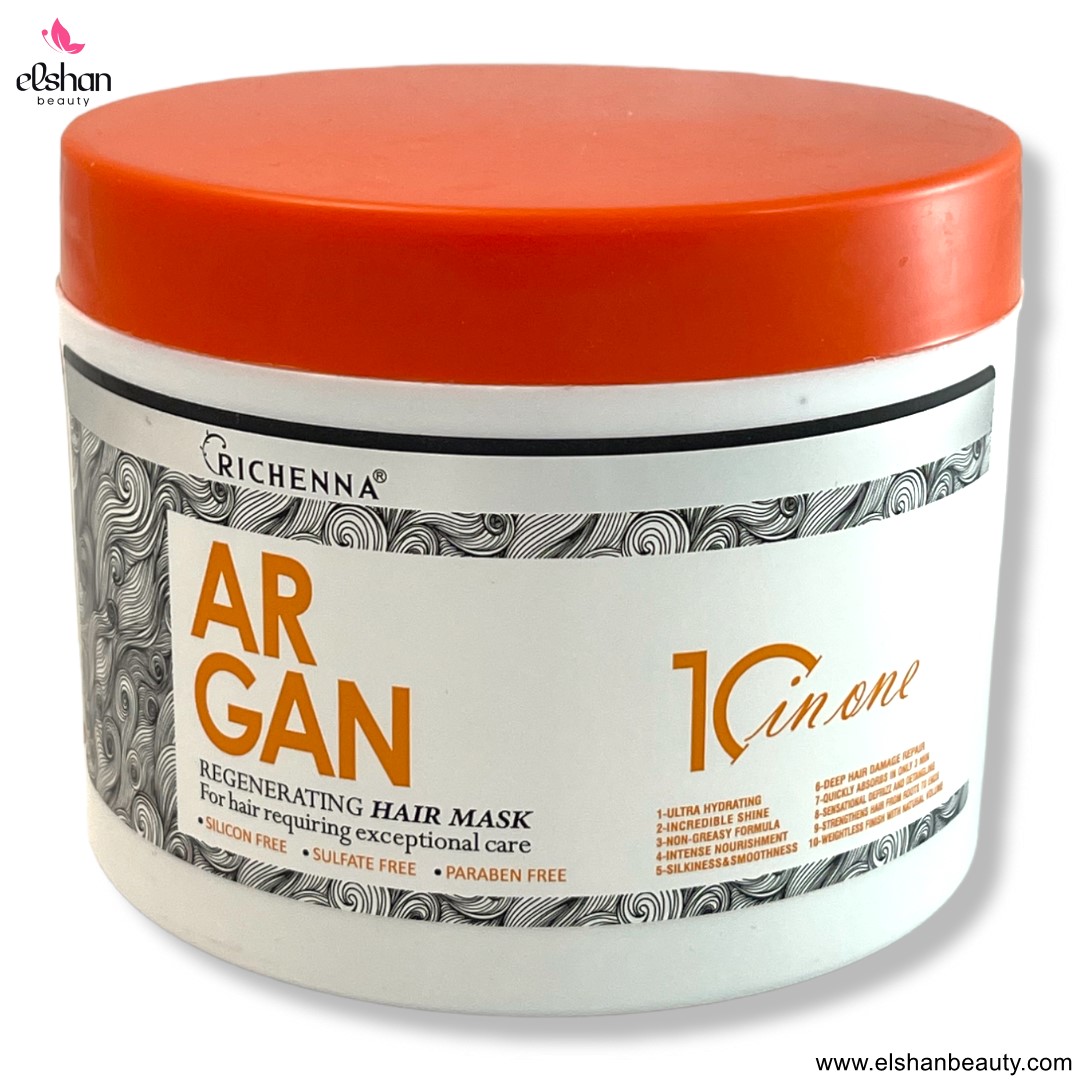 ماسک مو بدون سولفات ریچنا مدل آرگان 500 میل