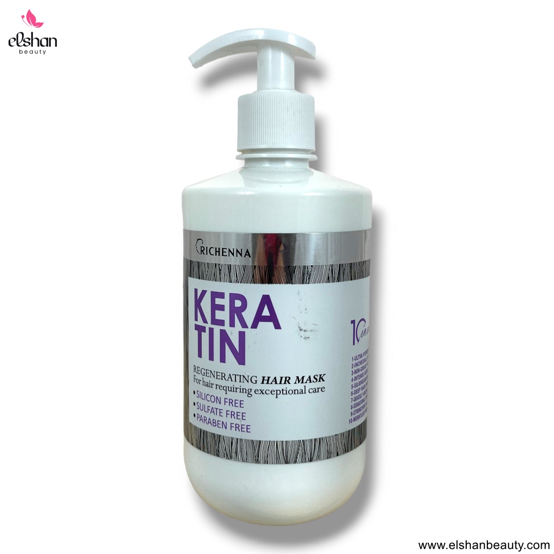 ماسک مو بدون سولفات ریچنا مدل کراتین حجم 550 میل
