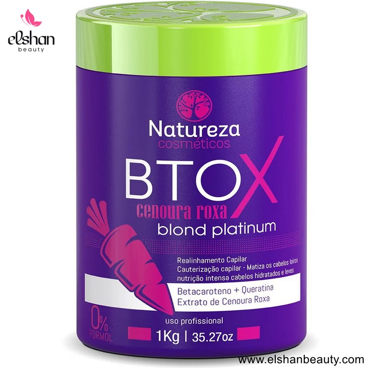 بوتاکس مو هویج بنفش ناتوریزا Natureza BTOX Cenoura roxa